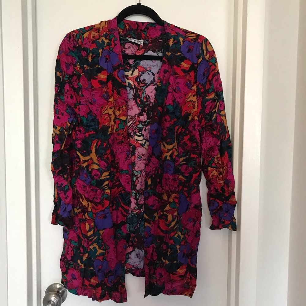 ❄️4/30 Vintage Sanibel Sport Floral Blazer